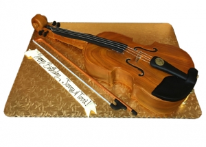 Violin Cake
